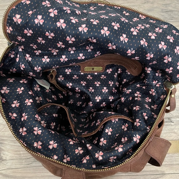 Lucky Brand brown leather backpack purse - Picture 3 of 5